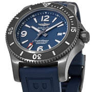  Shop Authentic Breitling Superocean Automatic 46mm Blue Dial Blue Rubber Strap Watch for Men - M17368D71C1S1 - Luxxuri