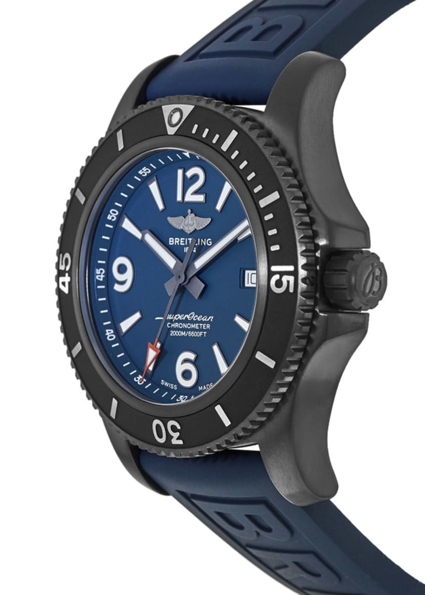  Shop Authentic Breitling Superocean Automatic 46mm Blue Dial Blue Rubber Strap Watch for Men - M17368D71C1S1 - Luxxuri