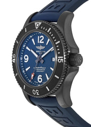  Shop Authentic Breitling Superocean Automatic 46mm Blue Dial Blue Rubber Strap Watch for Men - M17368D71C1S1 - Luxxuri