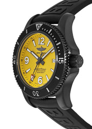  Shop Authentic Breitling Superocean Automatic 46mm Yellow Dial Black Rubber Strap Watch for Men - M17368D71I1S1 - Luxxuri