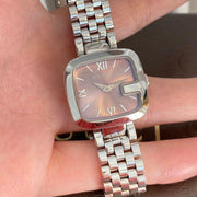  Shop Authentic Gucci G-Gucci Brown Dial Silver Steel Strap Watch For Women - YA125413 - Luxxuri