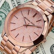  Shop Authentic Michael Kors Runway Rose Gold Dial Rose Gold Steel Strap Watch for Women - MK3336 - Luxxuri