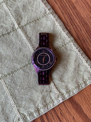  Shop Authentic Michael Kors Lauryn Black Dial Purple Steel Strap Watch for Women - MK3724 - Luxxuri