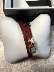  Shop Authentic Gucci G Frame White Dial Red Leather Strap Watch For Women - YA128524 - Luxxuri