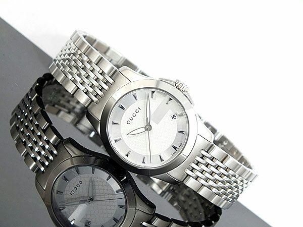 Shop Authentic Gucci G Timeless Silver Dial Silver Steel Strap Watch For Women - YA126501 - Luxxuri