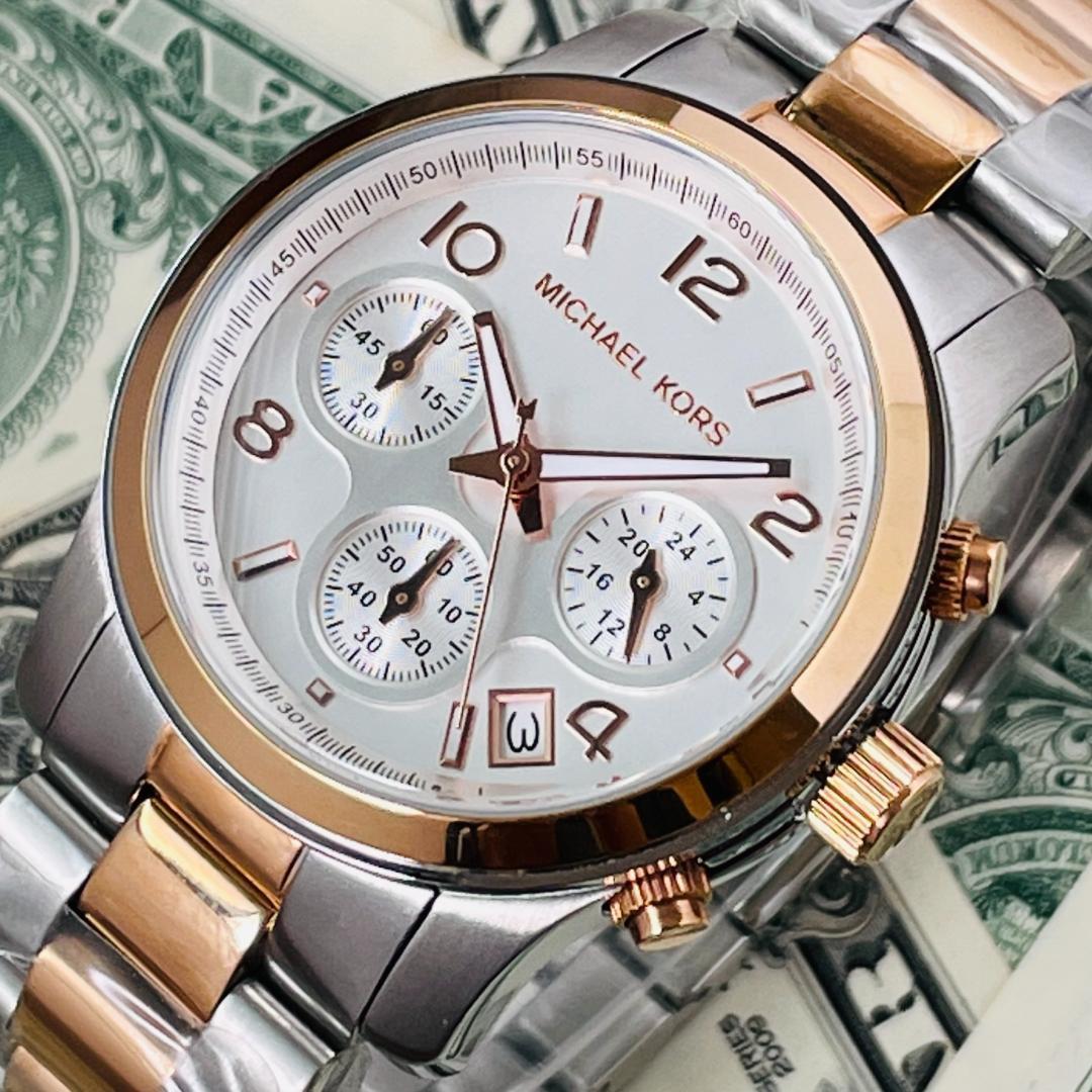  Shop Authentic Michael Kors Runway Silver Dial Two Tone Steel Strap Watch for Women - MK5315 - Luxxuri