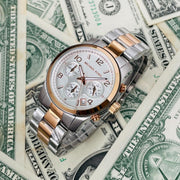  Shop Authentic Michael Kors Runway Silver Dial Two Tone Steel Strap Watch for Women - MK5315 - Luxxuri