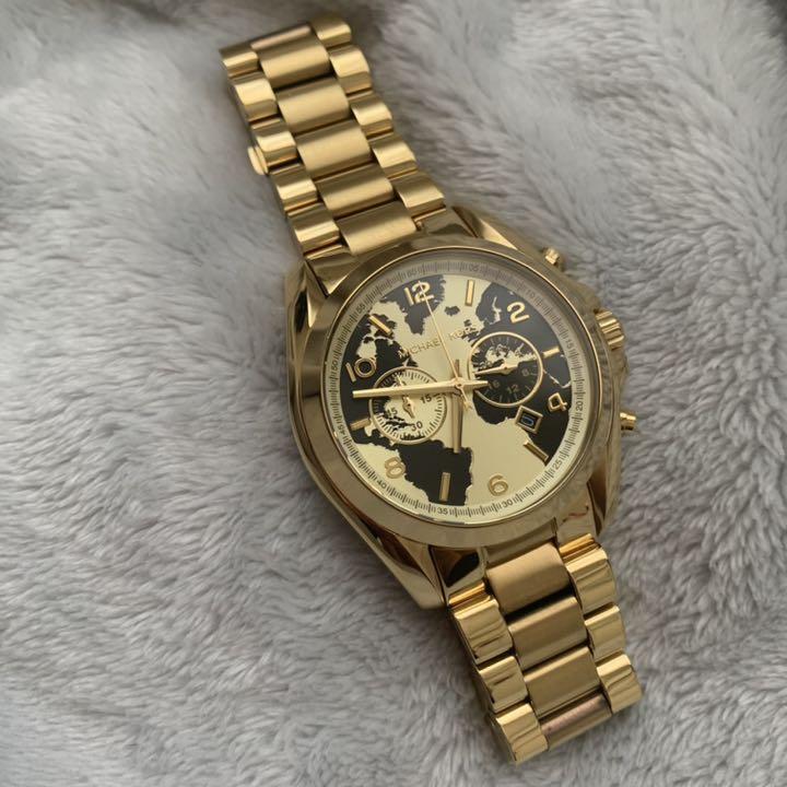  Shop Authentic Michael Kors Bradshaw Stop Hunger Black Gold Dial Gold Steel Strap Watch for Women - MK6272 - Luxxuri