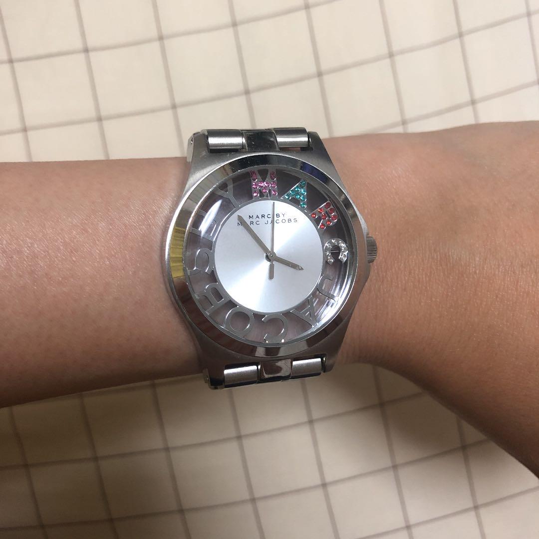  Shop Authentic Marc Jacobs Henry Skeleton Silver Dial Silver Steel Strap Watch for Women - MBM3262 - Luxxuri
