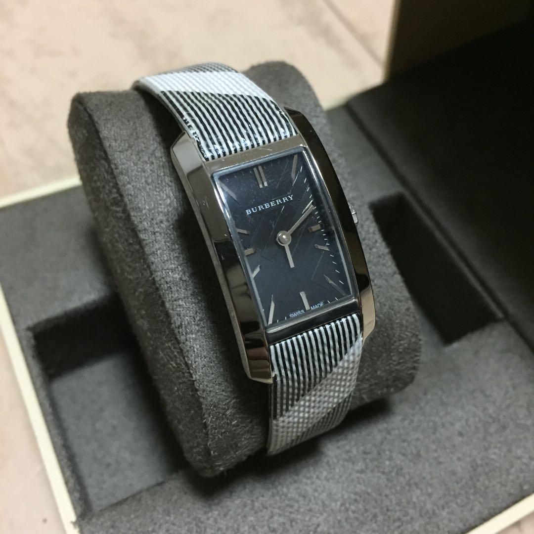  Shop Authentic Burberry The Pioneer Black Dial Leather Strap Watch for Women - BU9505 - Luxxuri