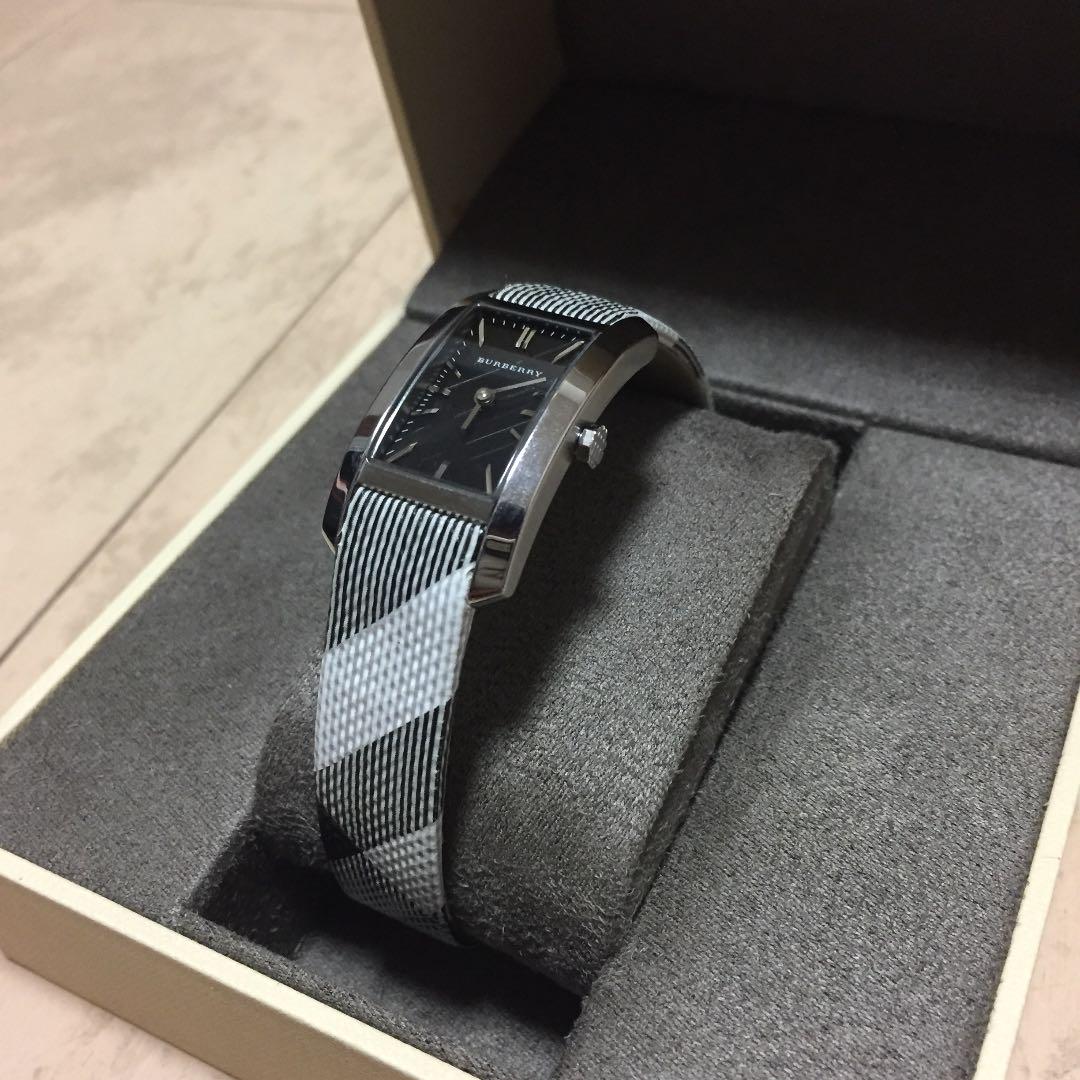  Shop Authentic Burberry The Pioneer Black Dial Leather Strap Watch for Women - BU9505 - Luxxuri