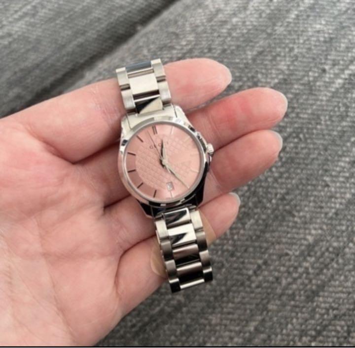  Shop Authentic Burberry The City Diamonds Pink Dial Silver Steel Strap Watch for Women - BU9231 - Luxxuri