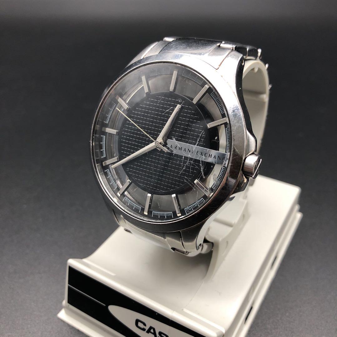 Shop Authentic Armani Exchange Hampton Chronograph Black Dial Silver Steel Strap Watch For Men - AX2179 - Luxxuri