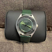  Shop Authentic Marc Jacobs Tether Transparent Green Dial Green Leather Strap Watch for Women - MBM1378 - Luxxuri