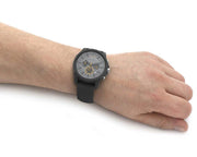  Shop Authentic Armani Exchange Outerbanks Chronograph Grey Dial Grey Silicone Strap Watch For Men - AX7123 - Luxxuri