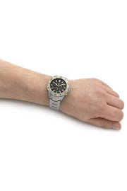  Shop Authentic Fossil Garrett Analog Black Dial Two Tone Steel Strap Watch for Men - FS5771 - Luxxuri