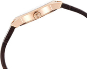  Shop Authentic Calvin Klein City White Mother of Pearl Dial Brown Leather Strap Watch for Women - K2G23620 - Luxxuri