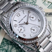  Shop Authentic Michael Kors Blair Silver Dial SIlver Steel Strap Watch for Women - MK5612 - Luxxuri