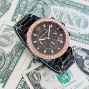  Shop Authentic Michael Kors Parker Diamonds Black Dial Black Steel Strap Watch for Women - MK5885 - Luxxuri