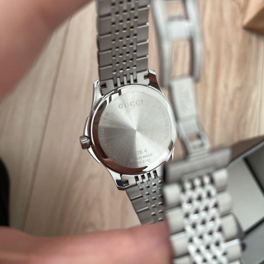  Shop Authentic Gucci G Timeless Quartz Silver Dial Silver Steel Strap Watch For Women - YA126459 - Luxxuri