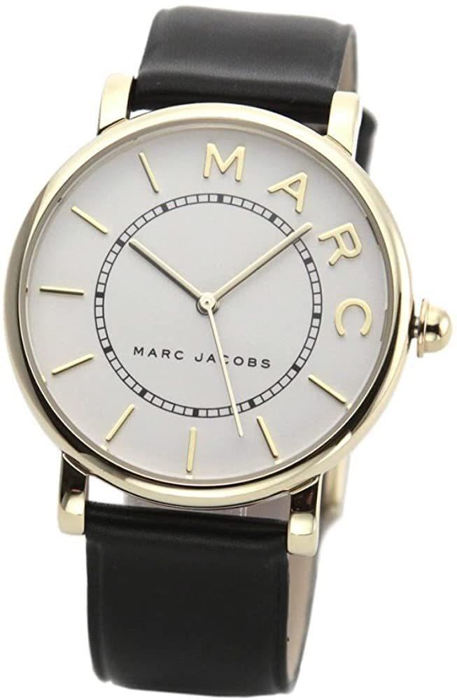  Shop Authentic Marc Jacobs Roxy White Dial Black Leather Strap Watch for Women - MJ1532 - Luxxuri