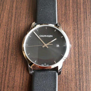  Shop Authentic Calvin Klein City Quartz Black Dial Black Leather Strap Watch for Men - K2G2G1C1 - Luxxuri