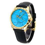  Shop Authentic Gucci G Timeless Turquoise Blue Dial Black Leather Strap Watch For Men - YA126462 - Luxxuri