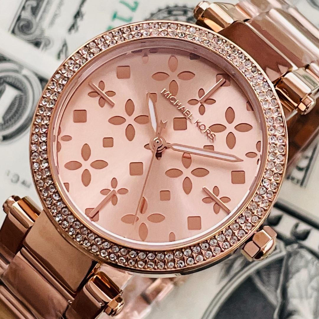  Shop Authentic Michael Kors Parker Rose Gold Dial Steel Strap Watch for Women - MK6470 - Luxxuri