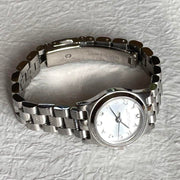  Shop Authentic Marc Jacobs Henry Dinky Silver Dial Silver Steel Strap Watch for Women - MBM3198 - Luxxuri