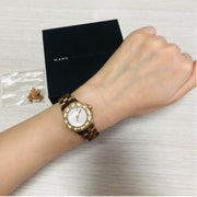  Shop Authentic Marc Jacobs Blade White Dial Rose Gold Steel Strap Watch for Women - MBM3076 - Luxxuri