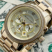  Shop Authentic Michael Kors Runway Gold Dial Gold Steel Strap Watch for Women - MK5575 - Luxxuri