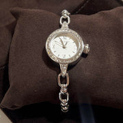  Shop Authentic Bulova Crystals White Dial Silver Steel Strap Watch for Women - 96X114 - Luxxuri
