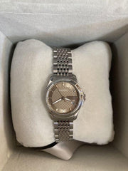  Shop Authentic Gucci G Timeless Brown Dial Silver Steel Strap Watch For Women - YA126503 - Luxxuri