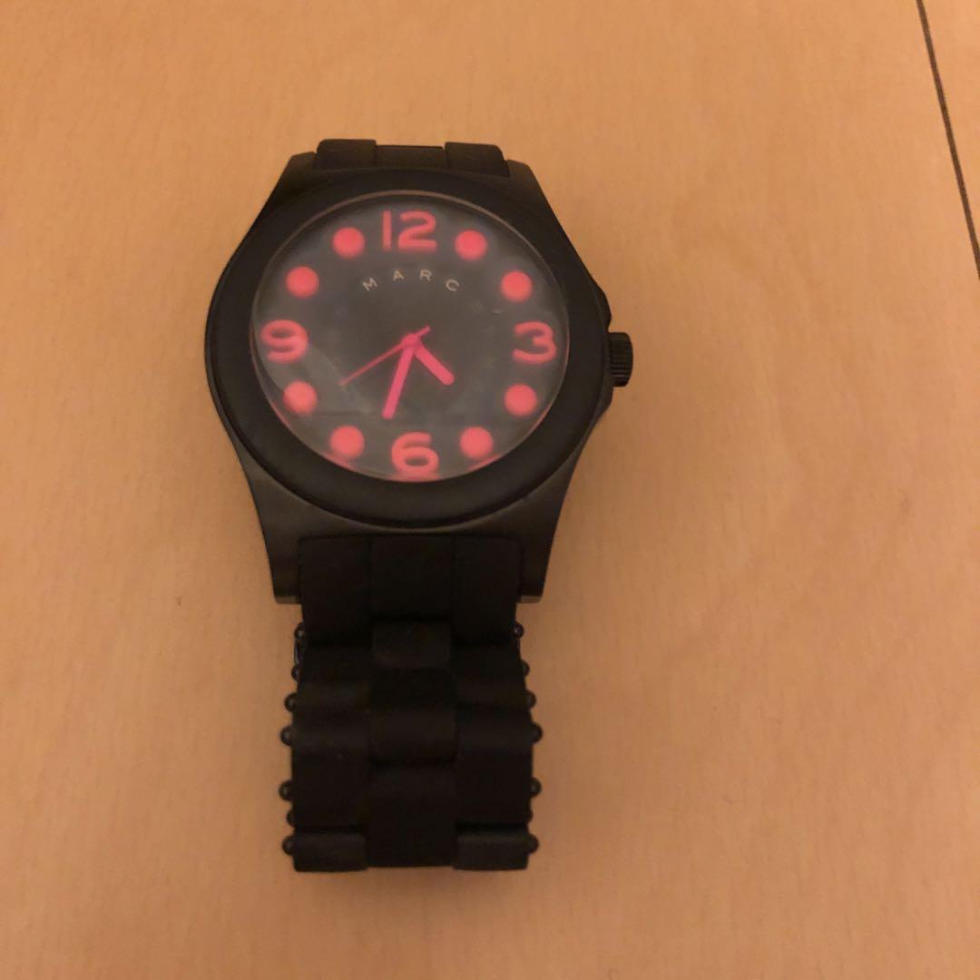  Shop Authentic Marc Jacobs Pelly Black Dial Black Silicone Strap Watch for Women - MBM2543 - Luxxuri