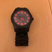  Shop Authentic Marc Jacobs Pelly Black Dial Black Silicone Strap Watch for Women - MBM2543 - Luxxuri