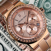  Shop Authentic Michael Kors Dylan Rose Gold Rose Gold Steel Strap Watch for Women - MK5586 - Luxxuri