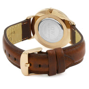  Shop Authentic Daniel Wellington Classic St Mawes Black Dial Brown Leather Strap Watch For Men - DW00100124 - Luxxuri