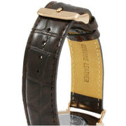  Shop Authentic Daniel Wellington Classic York Black Dial Brown Leather Strap Watch For Men - DW00100128 - Luxxuri