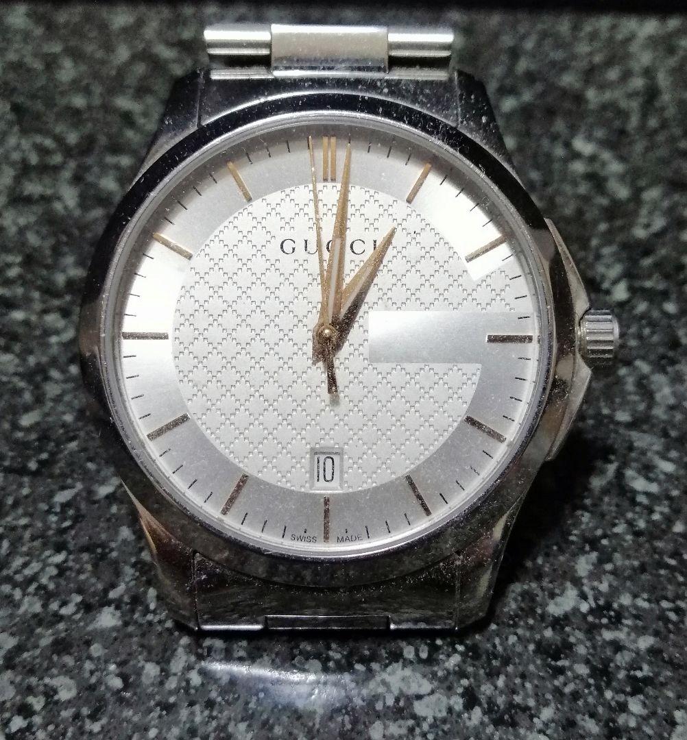  Shop Authentic Gucci G Timeless Silver Dial Silver Steel Strap Unisex Watch - YA126442 - Luxxuri