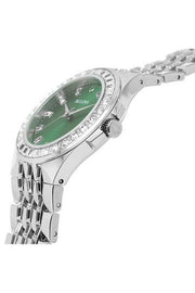 Shop Authentic Bulova Phantom Classic Baguette Green Dial Silver Steel Strap Watch for Men - 96A253 - Luxxuri