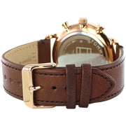  Shop Authentic Tommy Hilfiger Legend Analog Black Dial Brown Leather Strap Watch For Men - 1710566 - Luxxuri