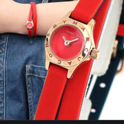  Shop Authentic Marc Jacobs Blade Red Dial Red Leather Strap Watch for Women - MBM1343 - Luxxuri
