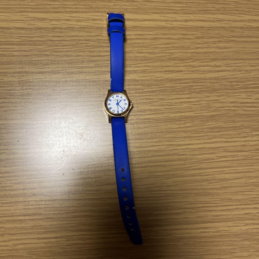  Shop Authentic Marc Jacobs Henry White Dial Blue Leather Strap Watch for Women - MBM1238 - Luxxuri