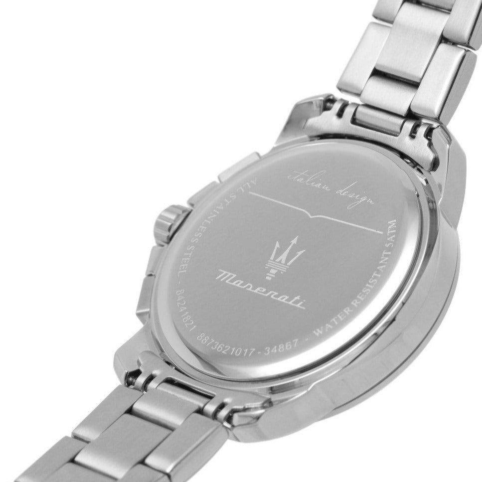 Shop Authentic Maserati Successo Chronograph Green Dial Silver Steel Strap Watch For Men - R8873621017 - Luxxuri