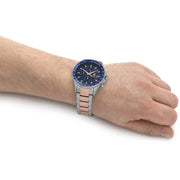  Shop Authentic Maserati SFIDA Chronograph Blue Dial Two Tone Steel Strap Watch For Men - R8873640012 - Luxxuri
