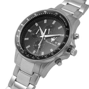 Shop Authentic Maserati SFIDA Chronograph Black Dial Silver Steel Strap Watch For Men - R8873640015 - Luxxuri