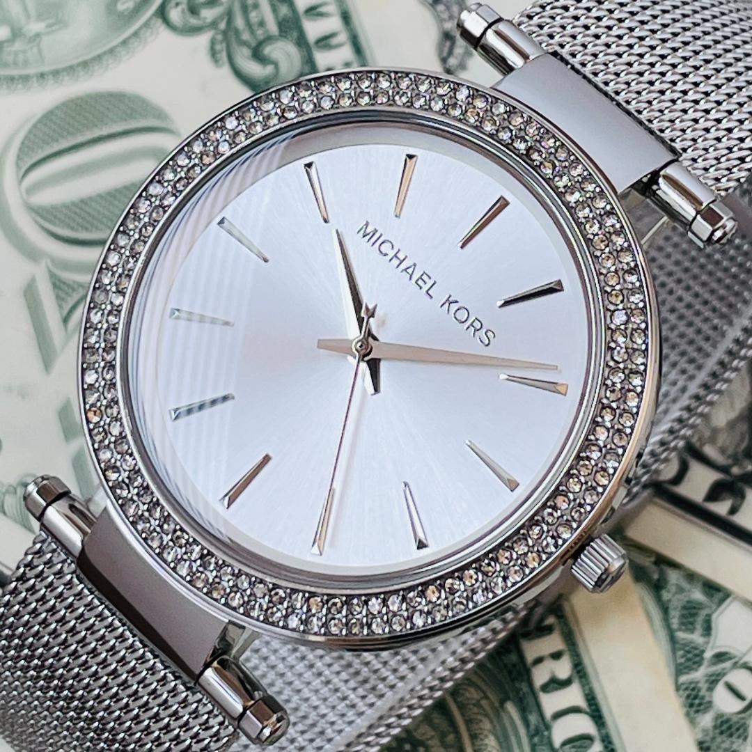  Shop Authentic Michael Kors Darci Silver Dial Silver Mesh Bracelet Watch for Women - MK3367 - Luxxuri