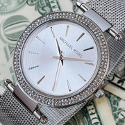  Shop Authentic Michael Kors Darci Silver Dial Silver Mesh Bracelet Watch for Women - MK3367 - Luxxuri