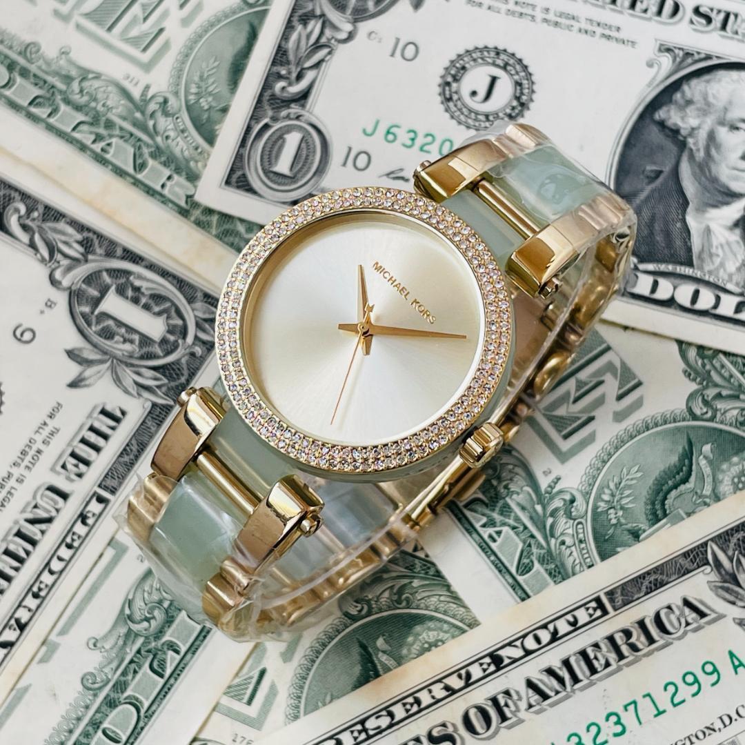  Shop Authentic Michael Kors Delray Rose Gold Dial Two Tone Steel Strap Watch for Women - MK4317 - Luxxuri