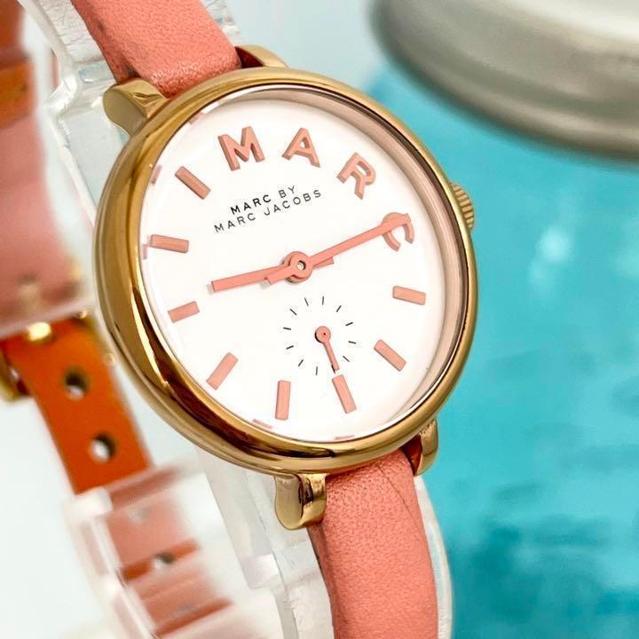  Shop Authentic Marc Jacobs Sally White Dial Orange Leather Strap Watch for Women - MBM1355 - Luxxuri